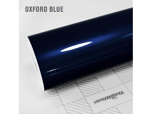 Oxford modrá Aluminium metalická fólia - S